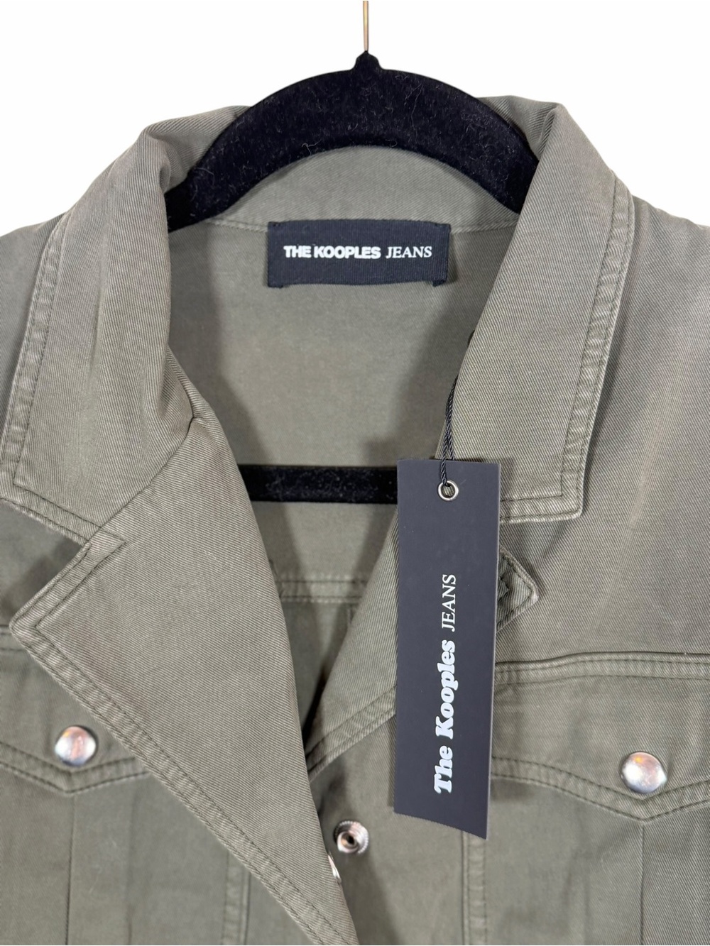 The Kooples Olive Green Utility Belted Jacket - Women - Picture 5 of 6